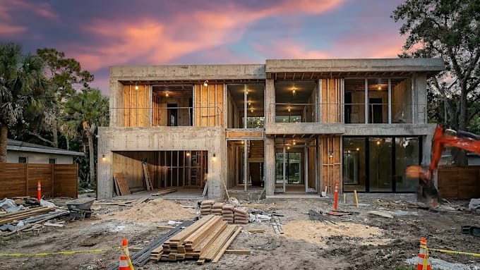 create ai construction and building timelapse videos