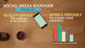 professional social media manager for instagram, linkedin, and more