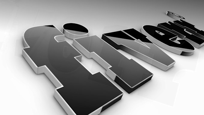 create 3d logo animation youtube intro or end screen