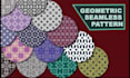 illustrate geometric seamless pattern design