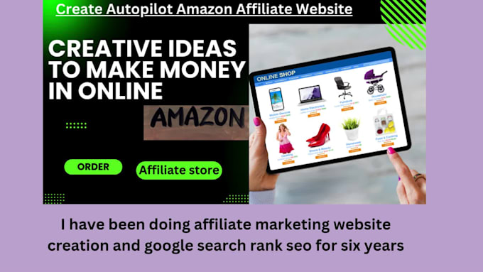 create an autopilot amazon affiliate website with autoblog