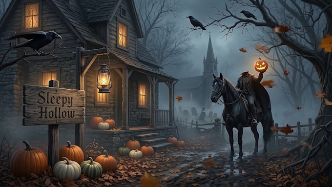 halloween 4k video custom