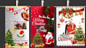 design christmas halloween new year party valentine postcard flyer greeting card