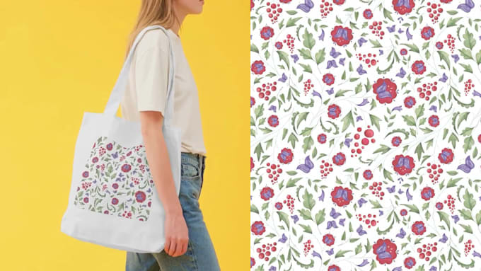 design custom seamless patterns for brands