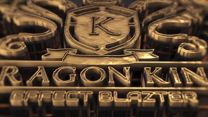 3d cinematic logo opener and youtube intro
