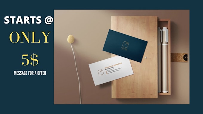 design luxury and foil embossed business card urgently