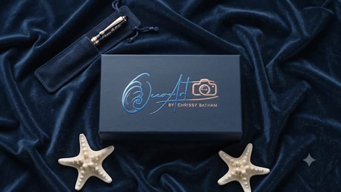 do modern signature photography logo and watermark design