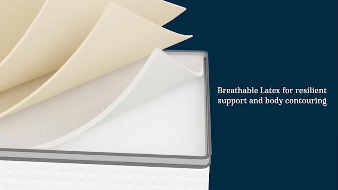 3d mattress animation 3d bed 3d pillow 3d product animation 3d mattress ad video