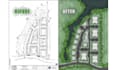 architectural rendering site plan, subdivision layout