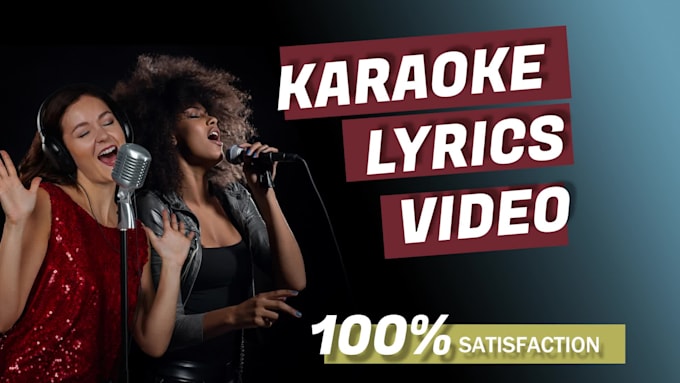 make a full HD karaoke lyrics video