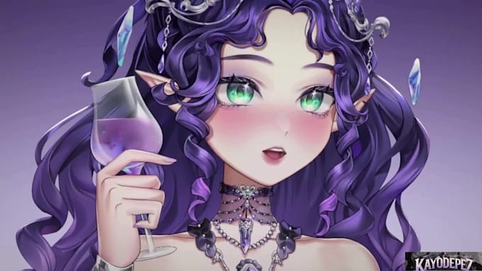 design and rig high quality live2d vtuber model, vtuber model, 2d vtuber design