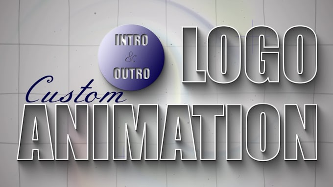 create a custom logo animation or youtube intro