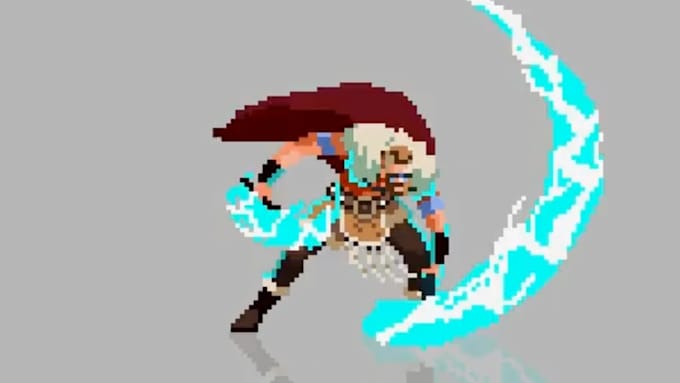 pixel art character animation, pixel art sprite sheets, 2d game assets