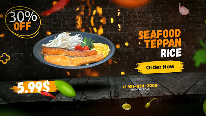 do food menu video or food promo