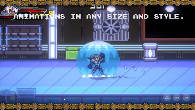 create pixel art animation and sprites for games
