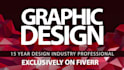 provide amazing graphic design for your project