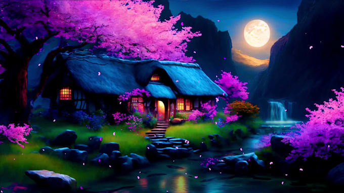 create magical soothing, relaxing sleep music videos