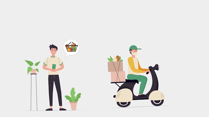 make animated gif, lottie and website app loop animation