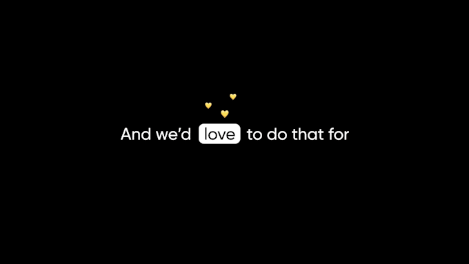 produce a custom kinetic typography explainer video