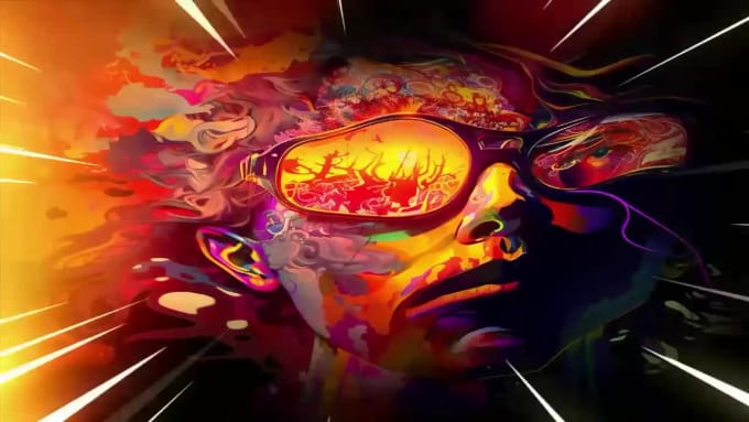 Create psychedelic ai music video by Fyhan01 | Fiverr