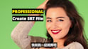 create chinese srt vtt subtitle file for video