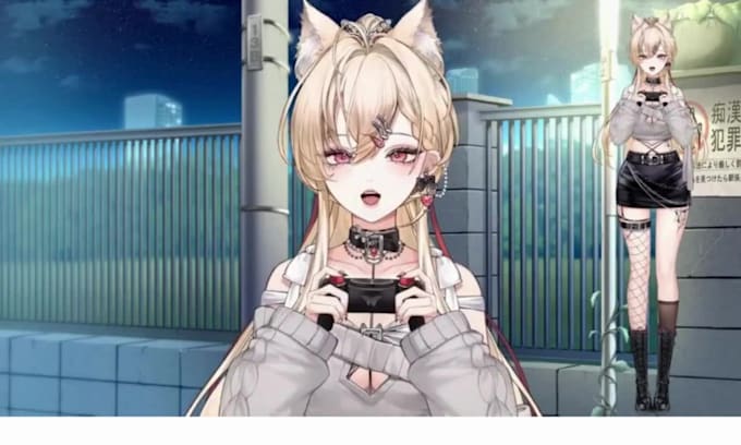 design and rigging pro live2d vtuber model for vtube studio in anime style