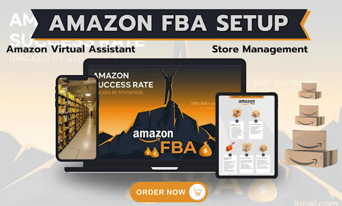 do amazon fba setup and virtual assistant wholesale setup