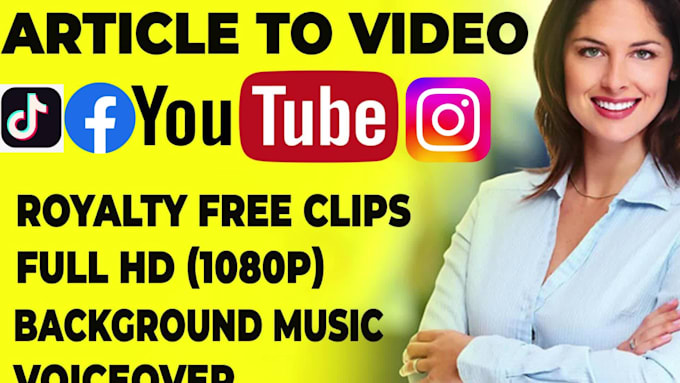 convert your article to video using steve ai