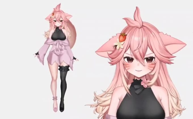design and rig live2d vtuber model, vtuber rigging in live2d