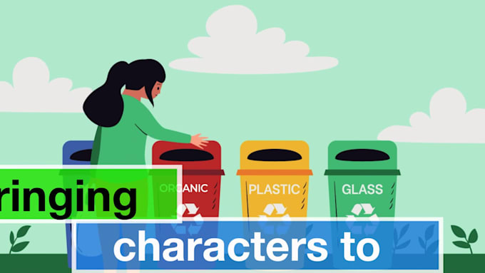 make custom 2d animated explainer video