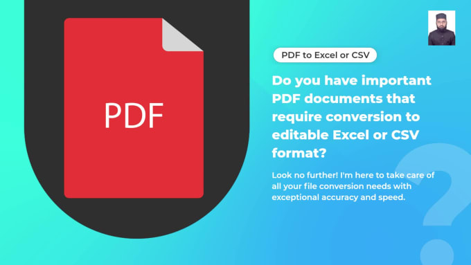 effortlessly convert PDF to excel, CSV, and google sheets with expert data entry