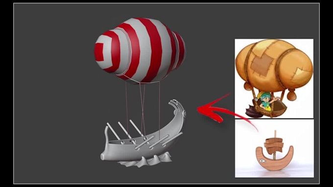 Create a 3d model based on your sketch or blueprint by Nkcgartist | Fiverr