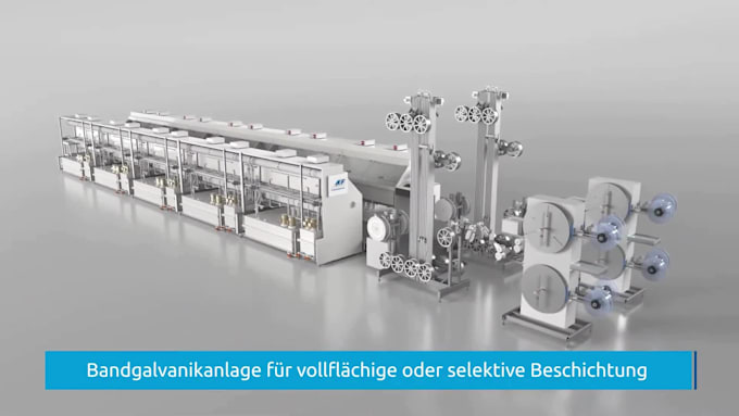 do 3d industrial animation 3d machinery cad model factory equipment animation