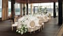 draw 3d render of custom wedding decor, ceremony layout, event design sketch