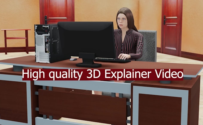 create 3d animated explainer video or 3d animation explainer
