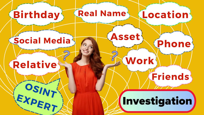 be your digital analyst detective, investigations, background check