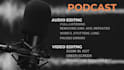 edit podcast audio and video