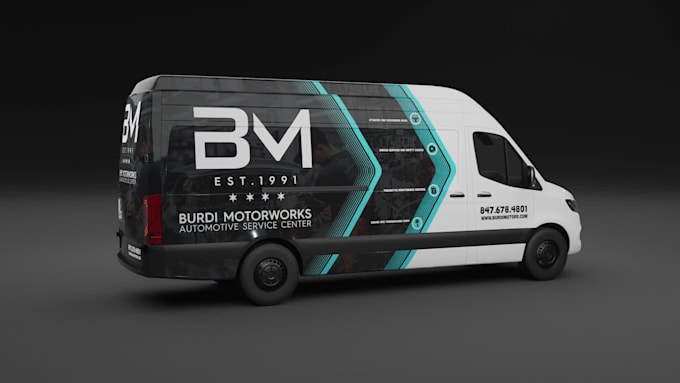 design car, van, truck, trailer, vehicle wrap design