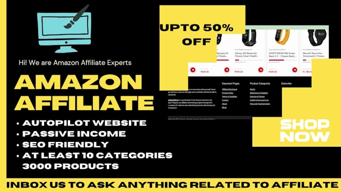 create an autoblog amazon affiliate store or website