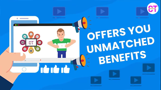 Big Deals! I will create custom 2d animated explainer video  for $35