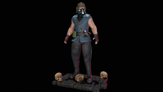 do 3d character modeling for games or anything
