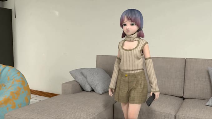 create 3d model character and avatar for games and animation