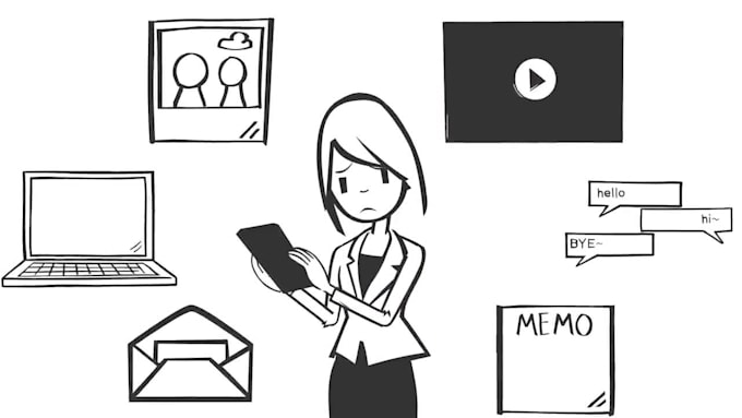 create a whiteboard animation video