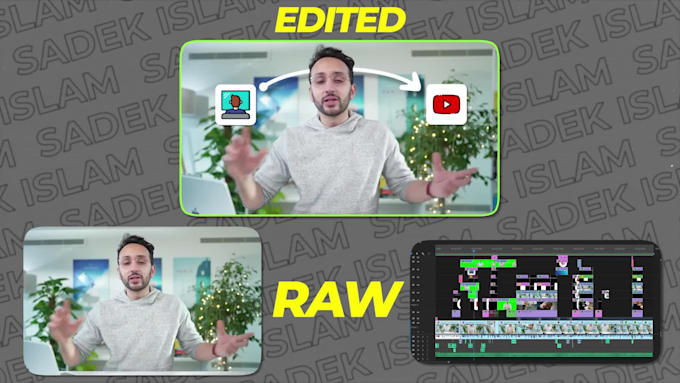 your youtube videos for talking head and content creators