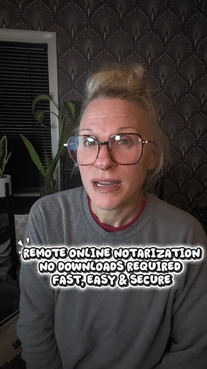 provide encrypted virtual online notary session