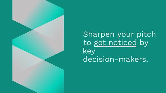 write and design an investor ready pitchdeck