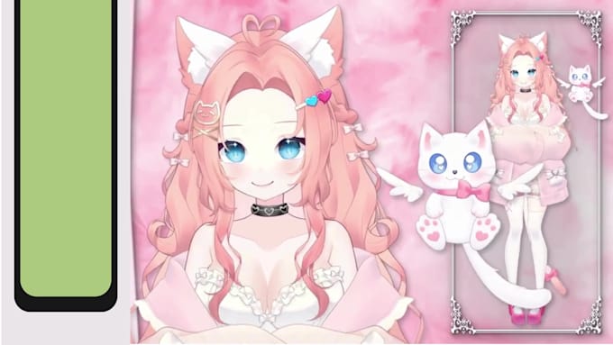 Design und rig live 2d vtuber-modell live2d-rigging 2d-vtuber-modell ...