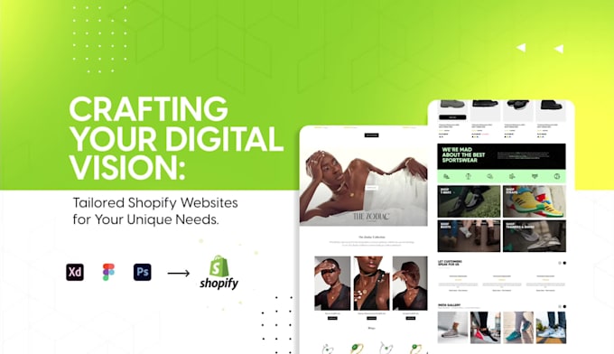 design and develop a high converting custom shopify store
