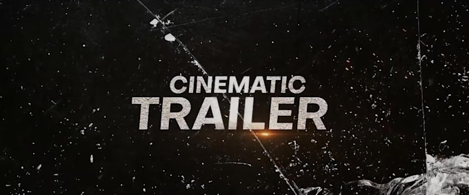 create a cinematic title animation and title trailer intro
