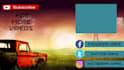 make a clean Youtube outro video intro